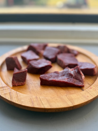 Cuore di Bovino a Pezzi 500gr